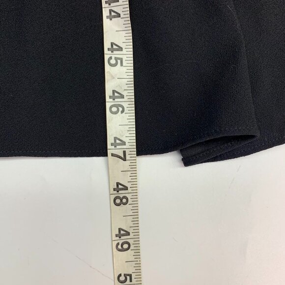Alexia Admor V- Neckline Black Lined Pocket Dress Size 6 - Picture 14 of 14